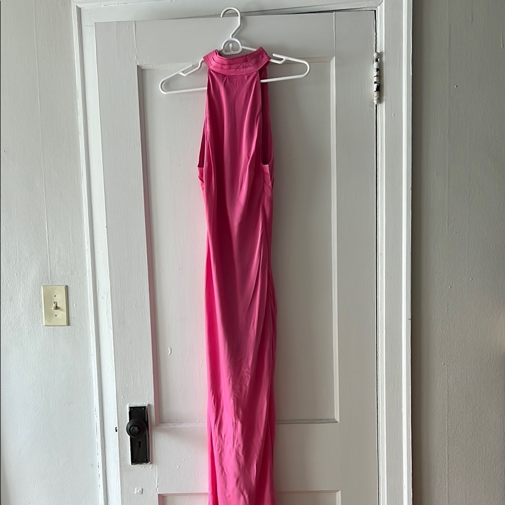 Meshki Pink Satin Dress